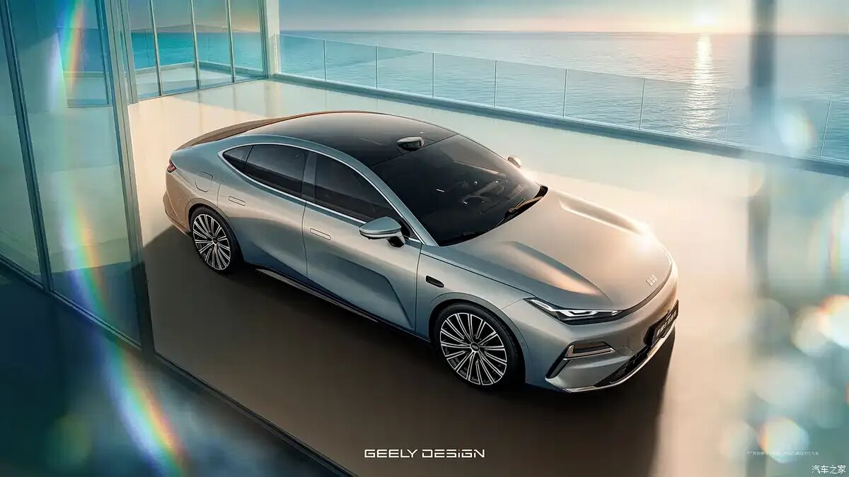 Большой гибридный седан Geely получит дальнобойную версию