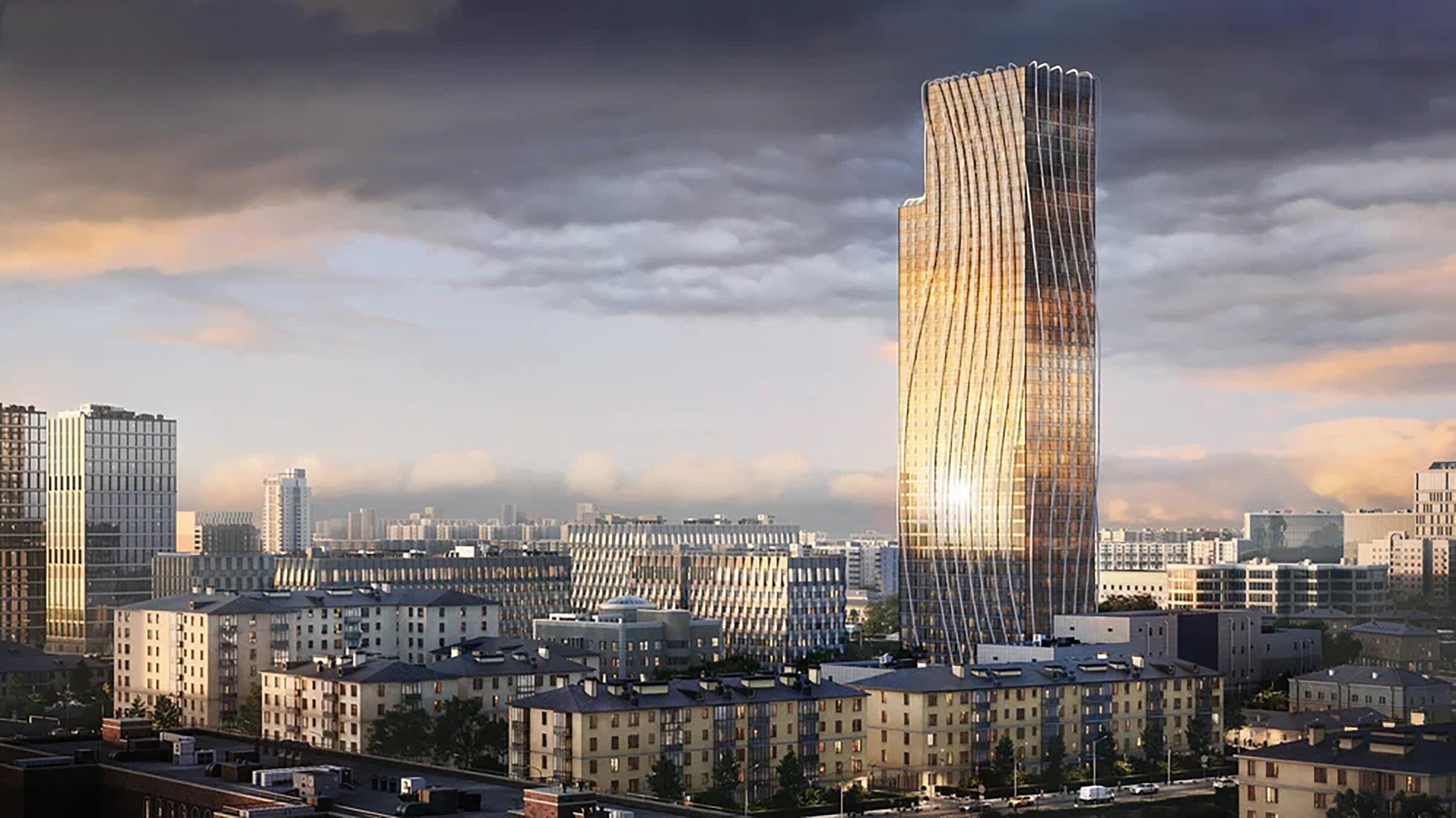 Обзор ЖК «ЛОТ от Аквилон» в Москве: морские волны, световые инсталляции и гостиная с кинотеатром