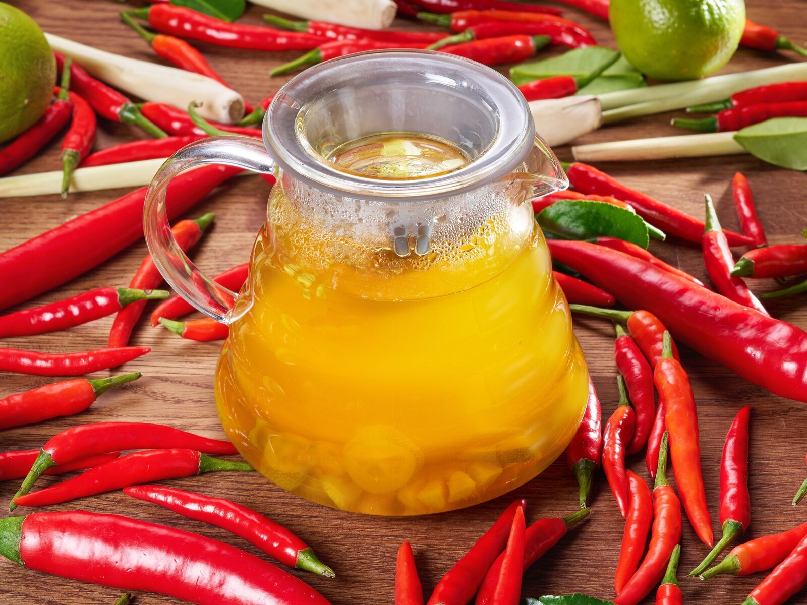 Чай с куркумой и имбирём