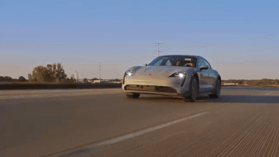 Porsche Taycan установил новый рекорд — на этот раз набирая высоту. Видео