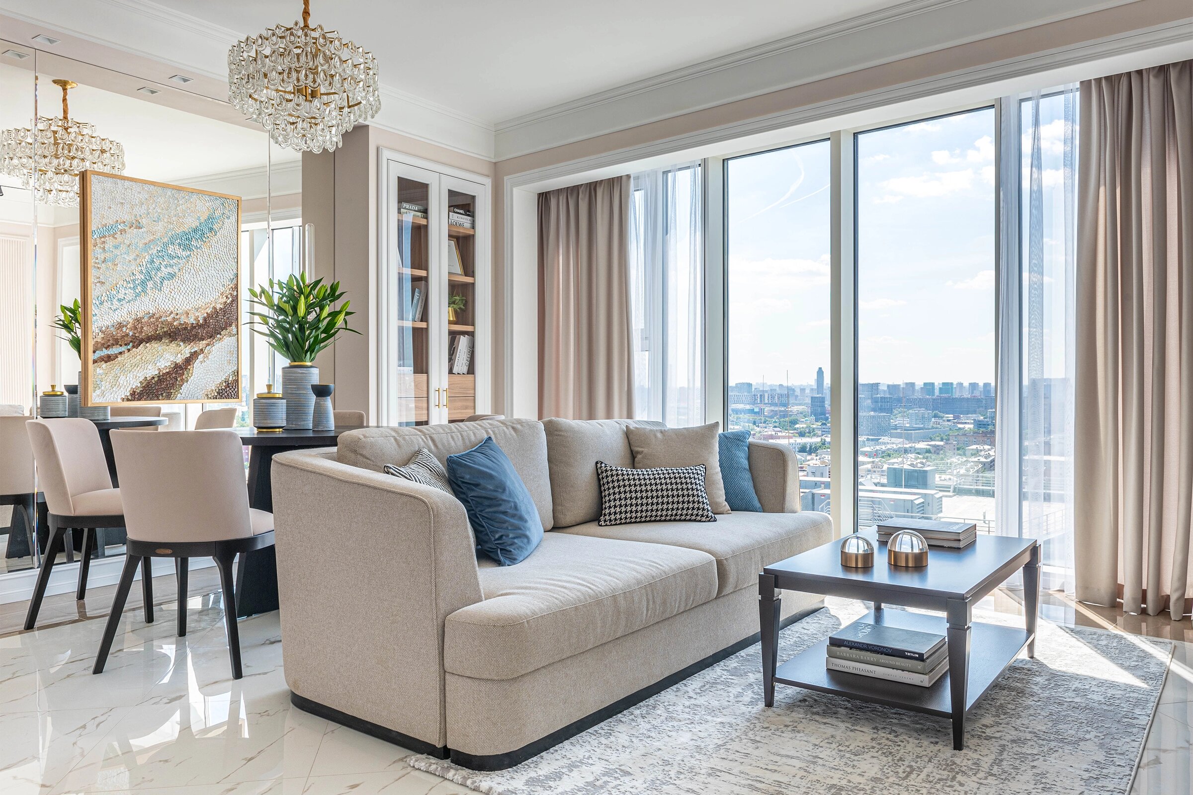 Дух Манхэттена на Якиманке: история квартиры, в которой чувствуется масштаб