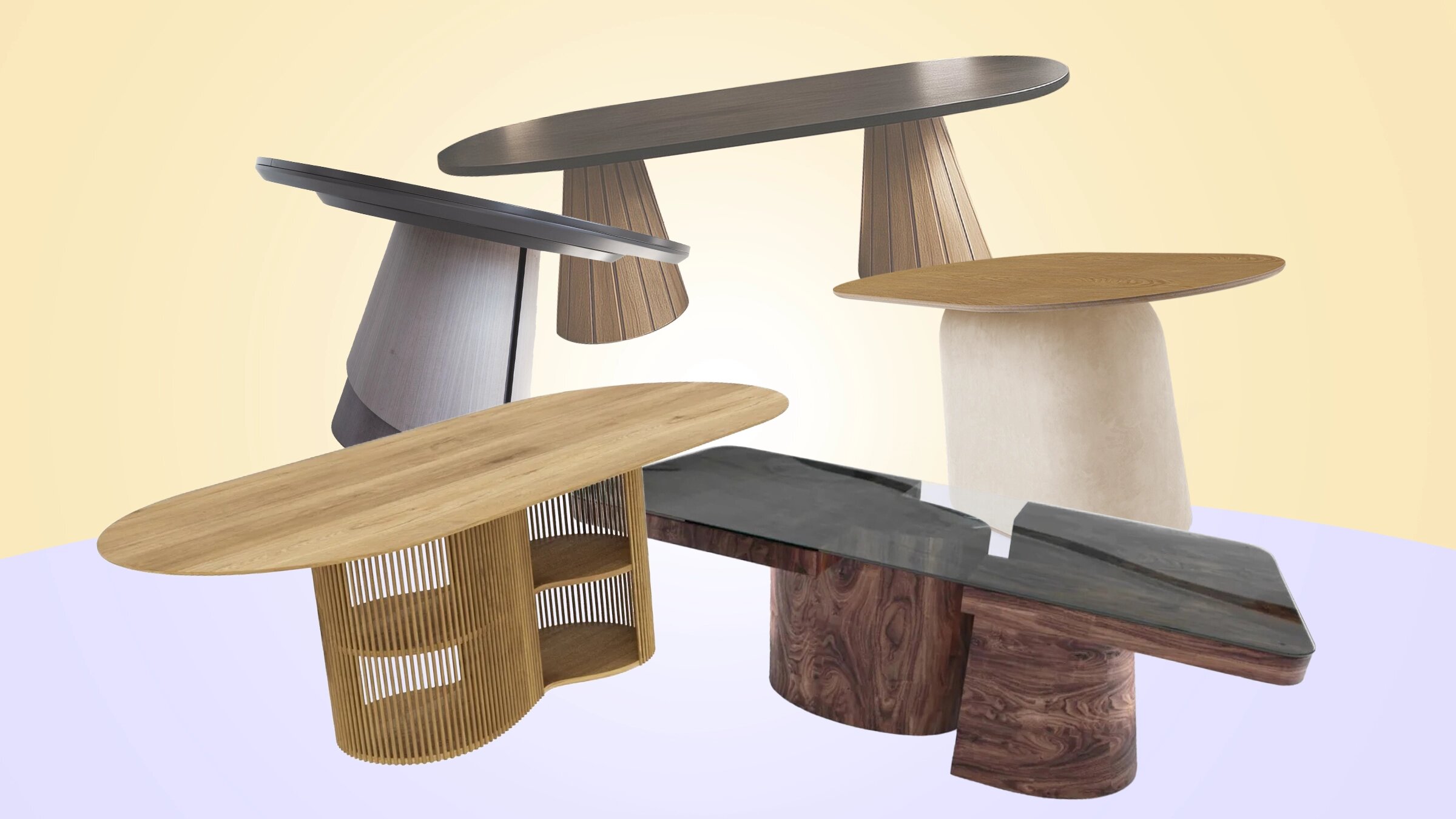 10 необычных обеденных столов от российских дизайнеров