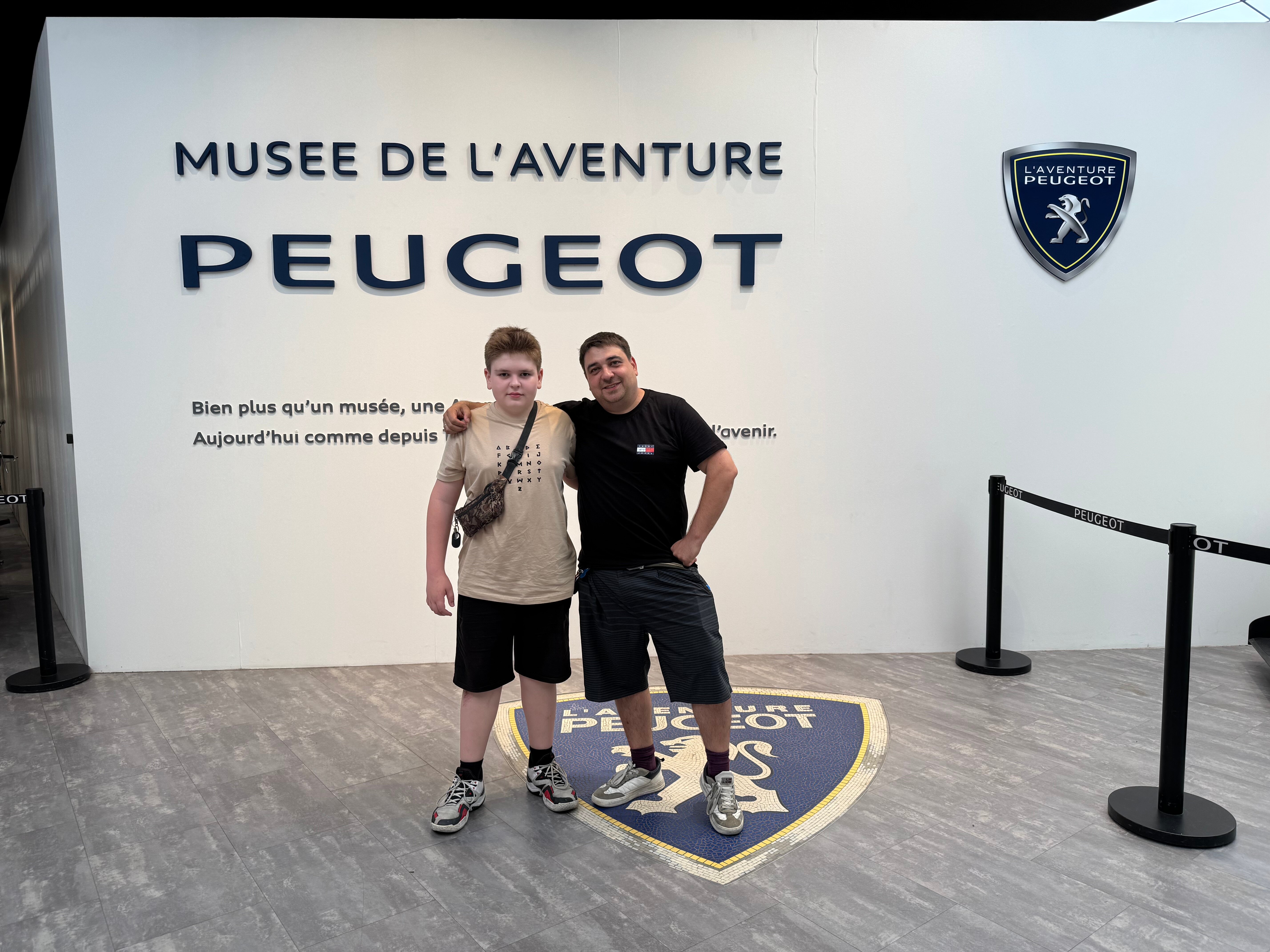 В музей Peugeot (Сошо, Франция) на Peugeot в июле 2025 года