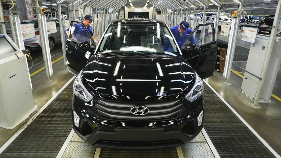 Российский завод Hyundai остановят на девять дней