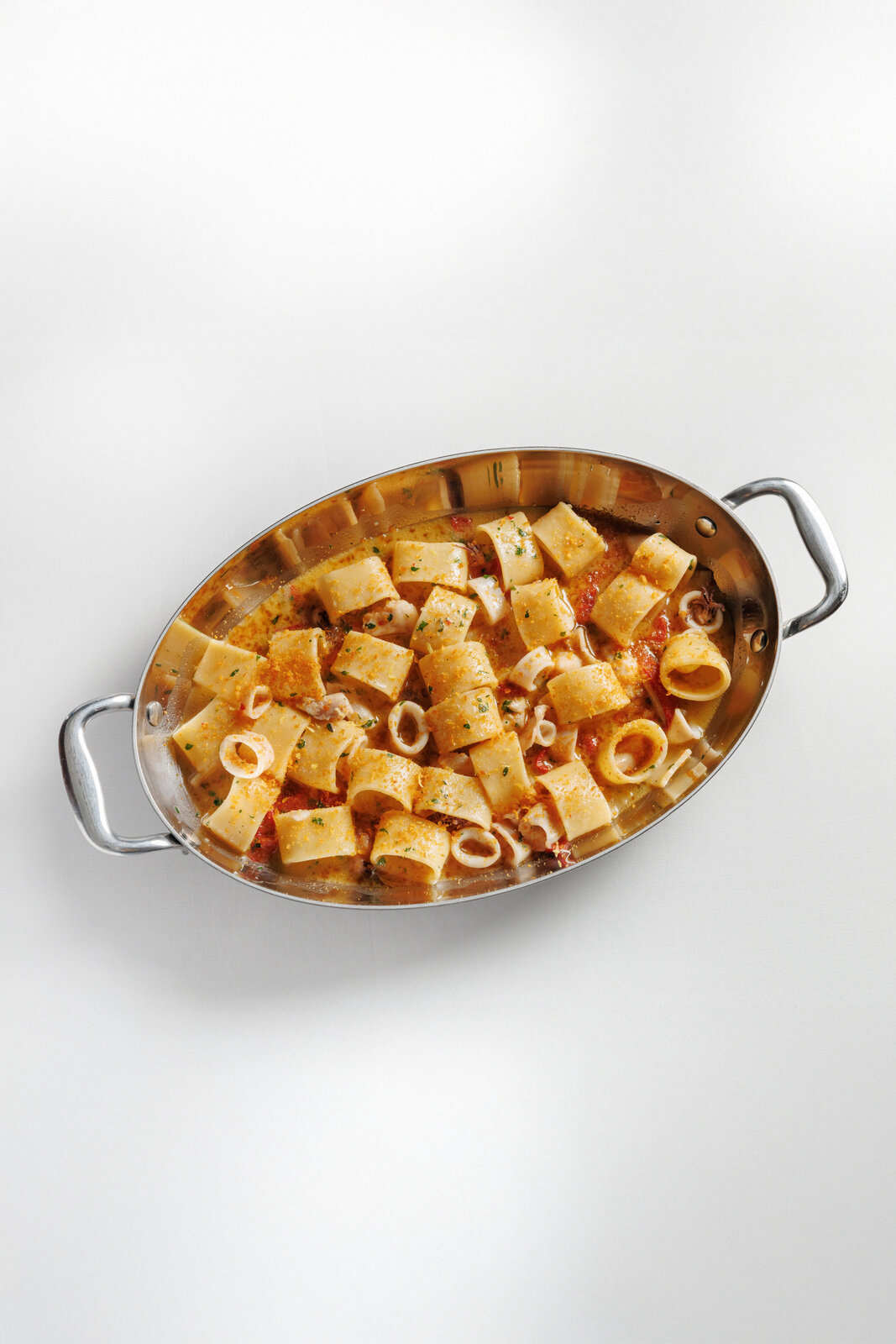 Каламаретти с кальмаром и боттаргой