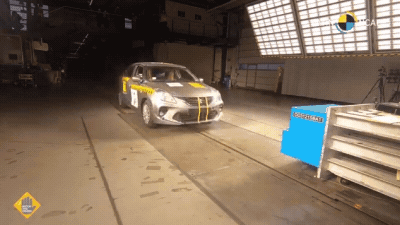 Посмотрите, как Suzuki Baleno и Toyota Yaris провалили краш-тест Latin NCAP