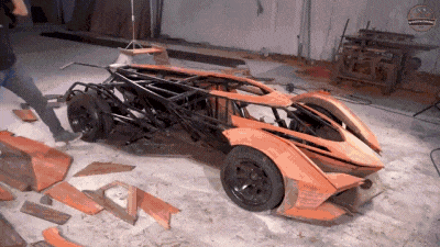 Отец построил для сына уменьшенную копию концепта Lamborghini, и она ездит