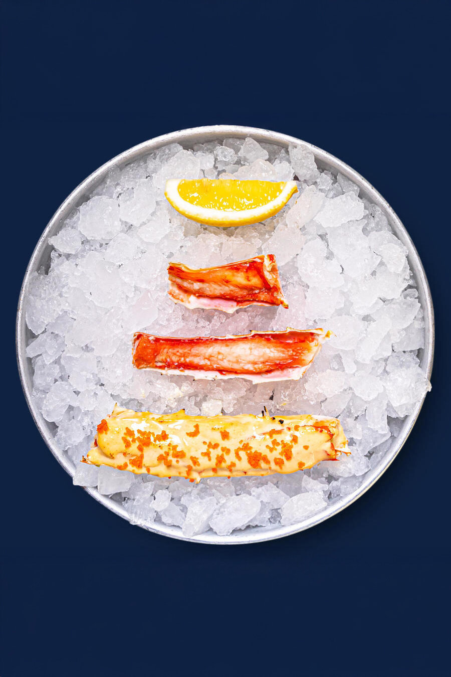 Клешня камчатского краба в соусе биск