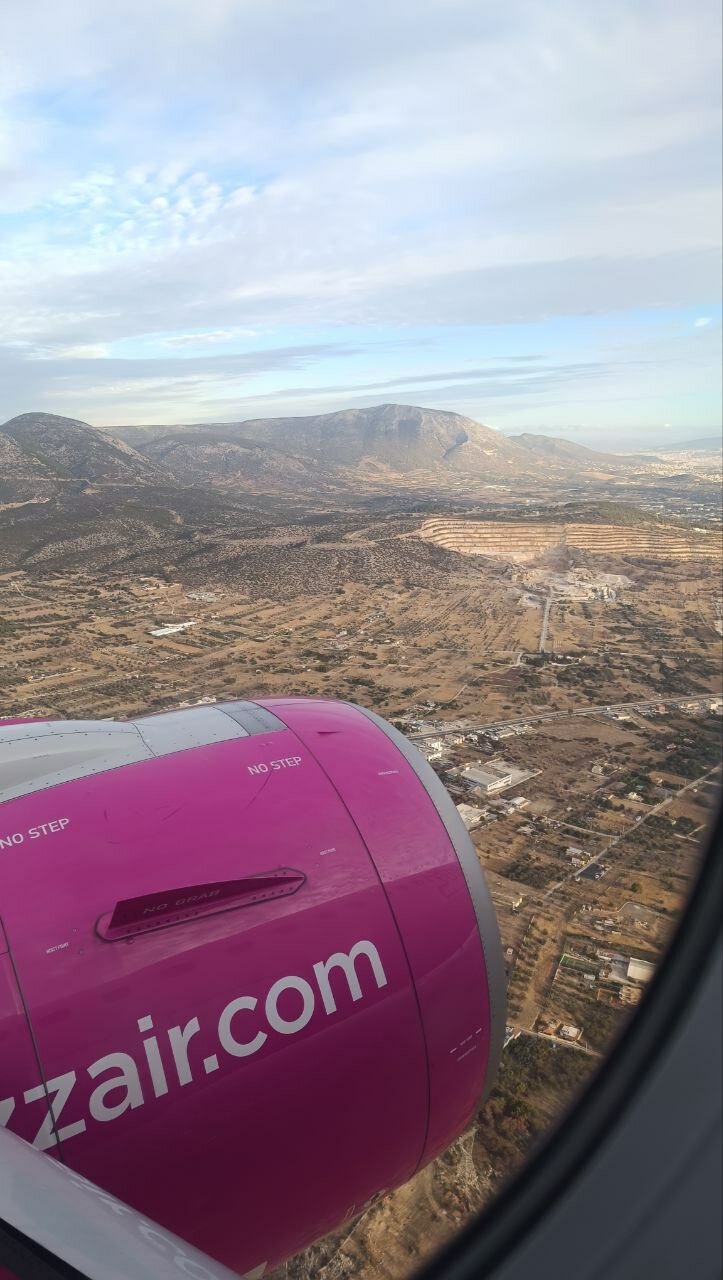 Греция из иллюминатора







