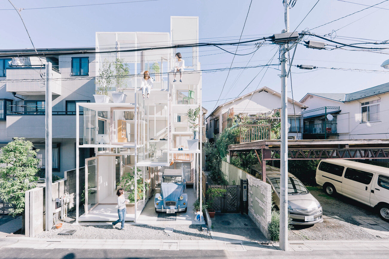 Полностью прозрачный дом в Токио: для тех, кому нечего скрывать