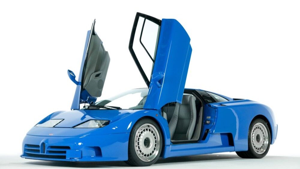 На аукцион выставили прототип редкого суперкара Bugatti из 1990-х