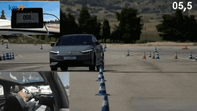 Электрический VW ID.7 прошёл лосиный тест так же, как и VW Passat