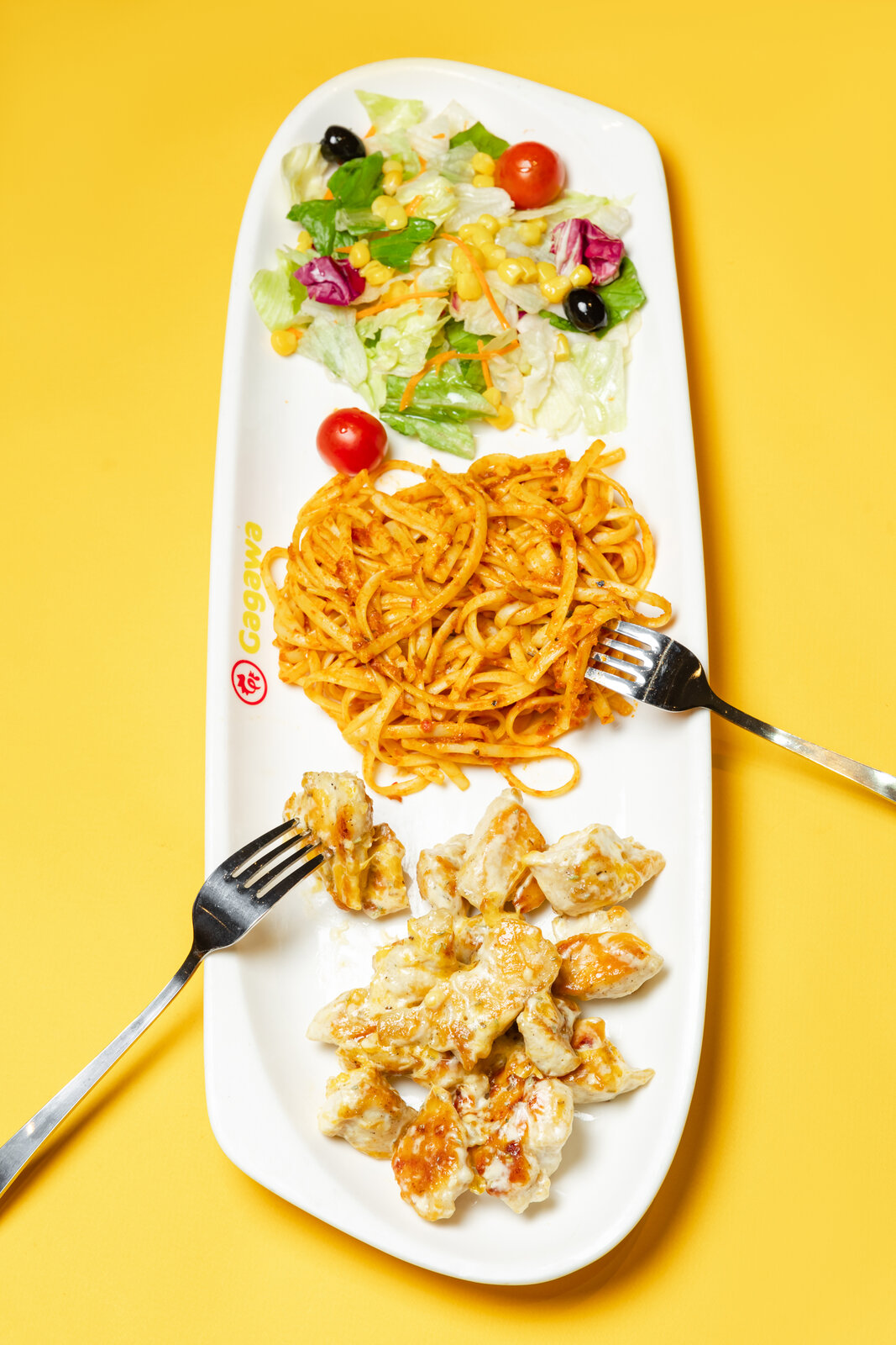 Тарелка с пастой баветте