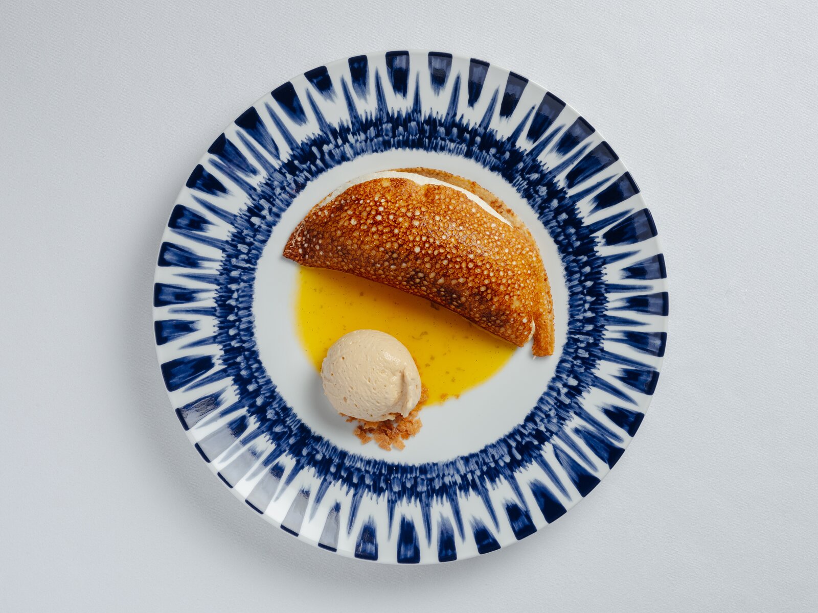 Гречневые блинчики с яблоками и мандариновым соком