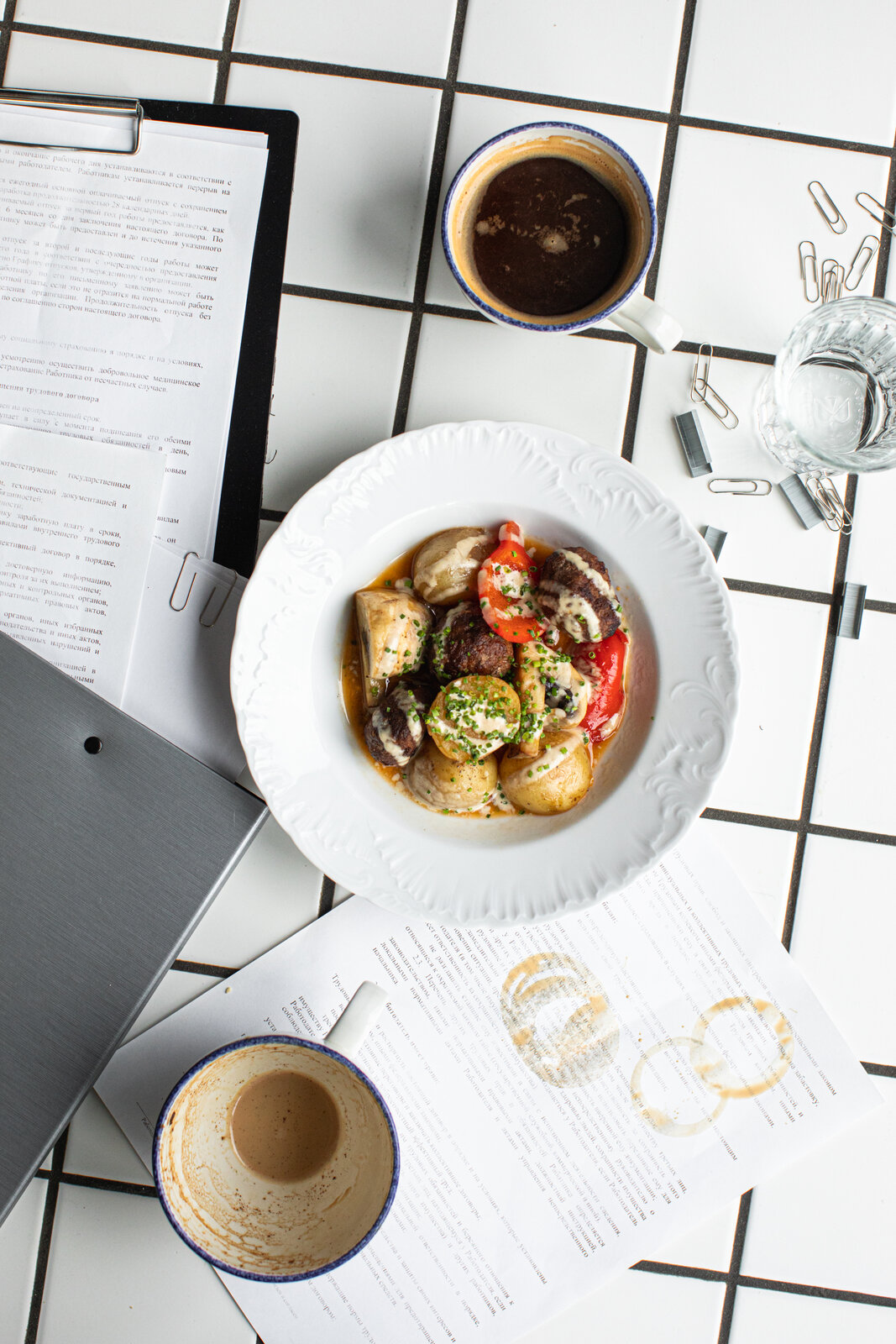 Кюфта томлёная с картофелем