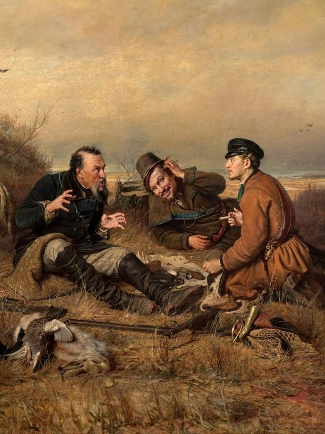 Василий Перов, «Охотники на привале»