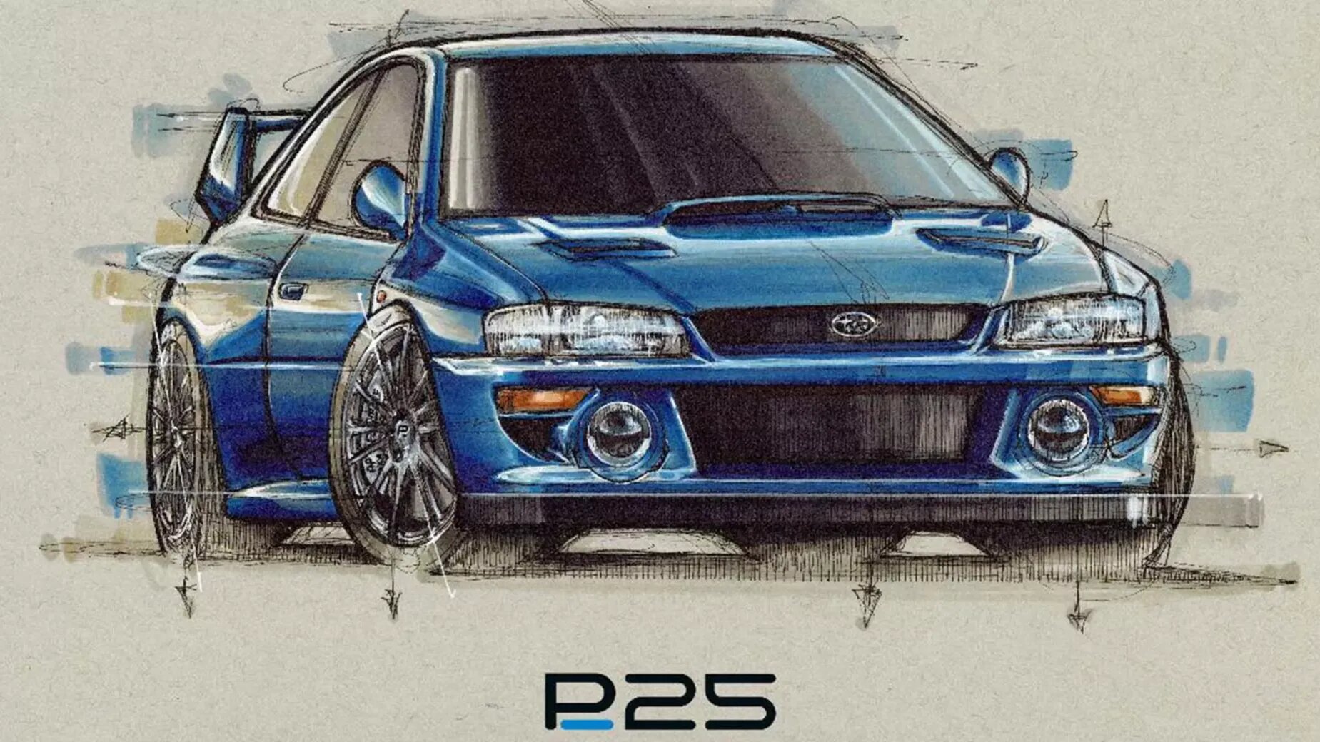 Культовый спорткар Subaru Impreza 22B STI возродят в виде рестомода. В нём будет больше 400 сил