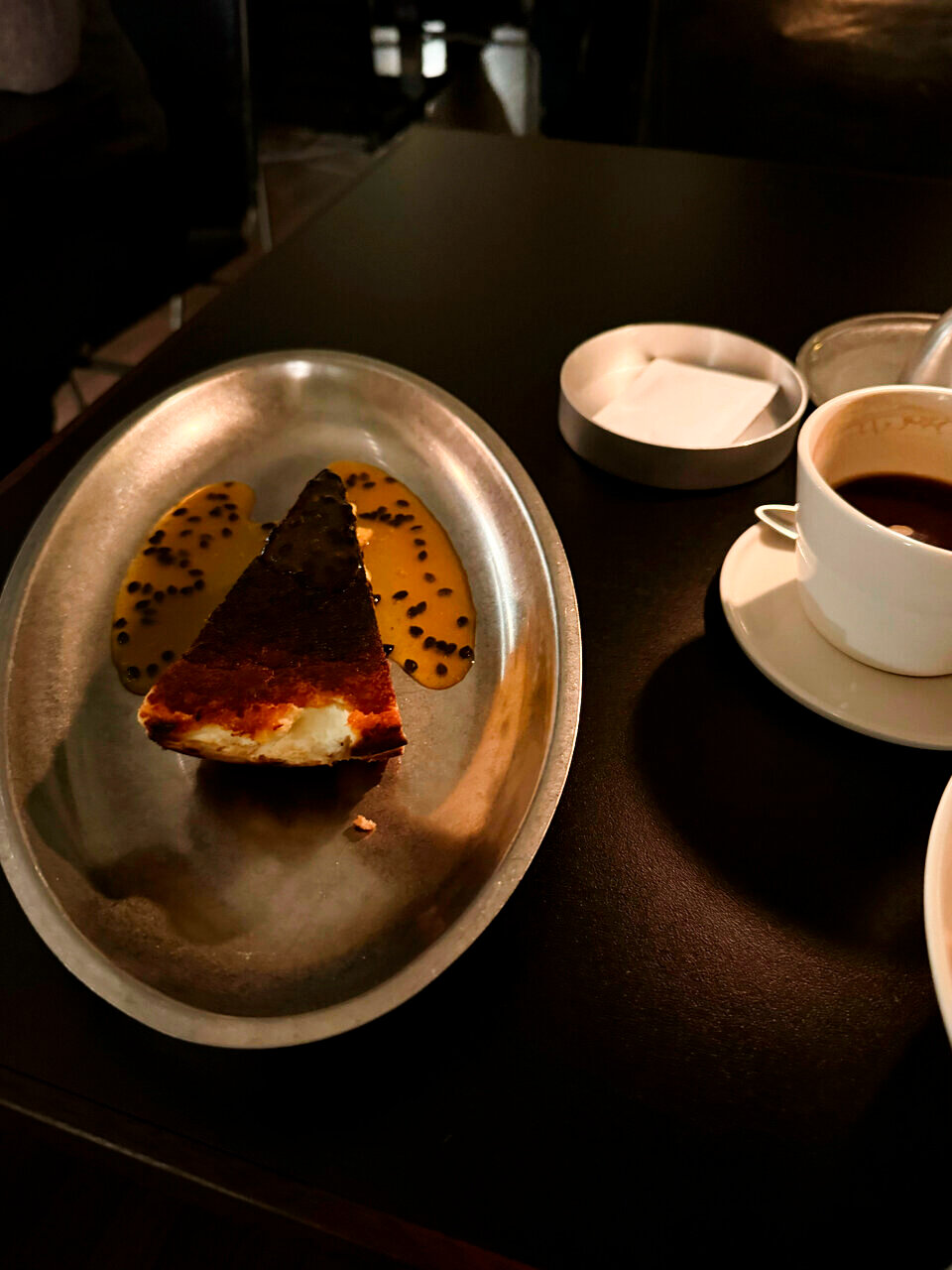 Чизкейк с вареньем из маракуйи