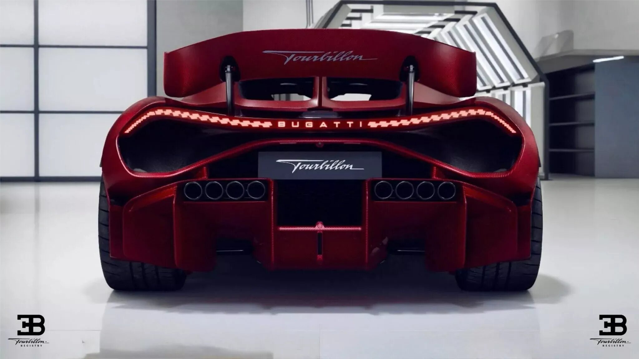 Bugatti Tourbillon получит восемь выхлопных труб по цене двух Mercedes-Benz S-класса