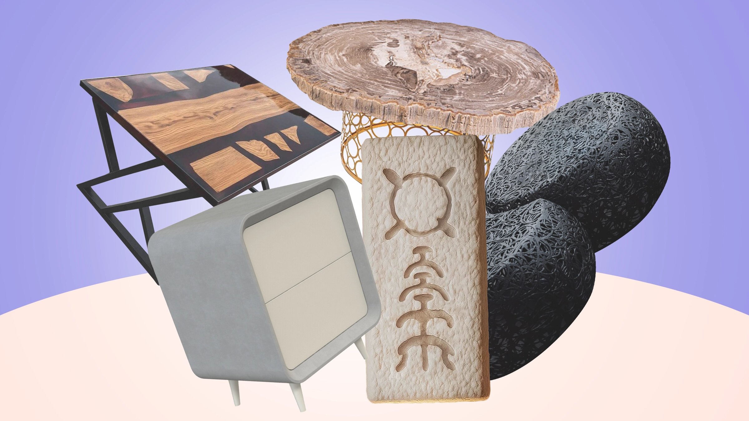 Не дерево и не металл. 5 российских брендов мебели из неожиданных материалов