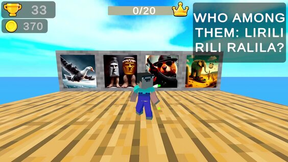 Obby: Noob Guess the Italian Animal