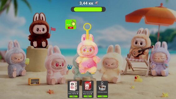 Clicker Labubu