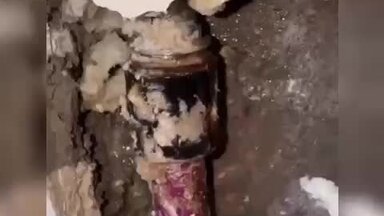 Скрытая течь на соединении радиатора