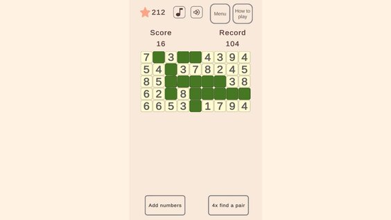 Numeric combination (10)