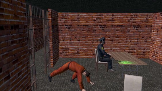 Set up a prison escape 3D