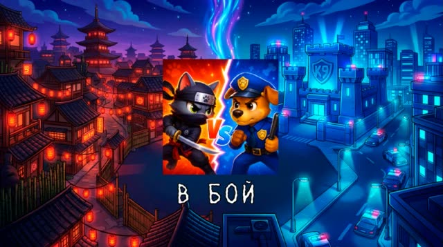 Коты-ниндзя против Собак-полицейских