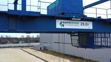 Видеосъемка испытания мостового крана
