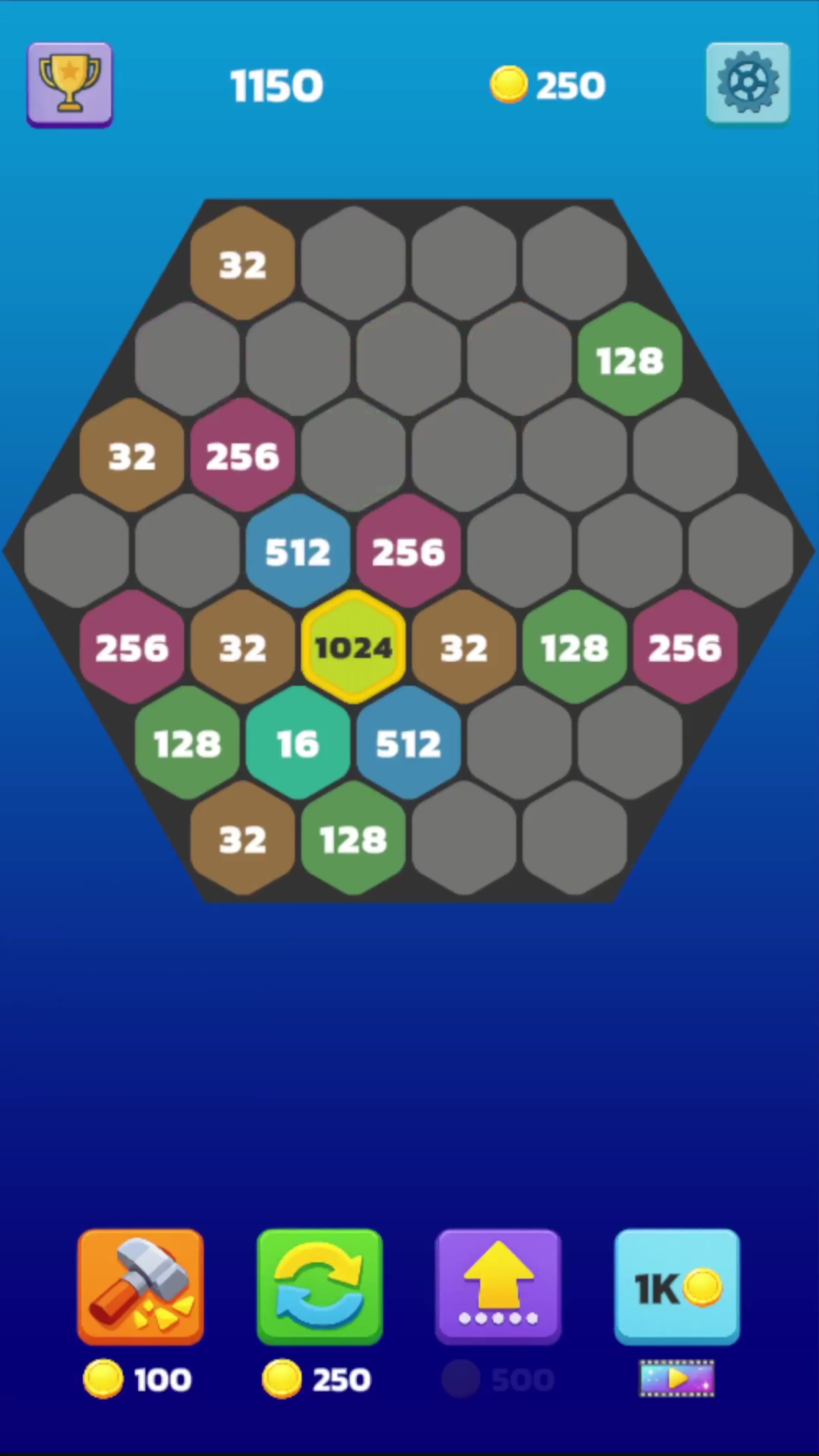 2048 HEX Block