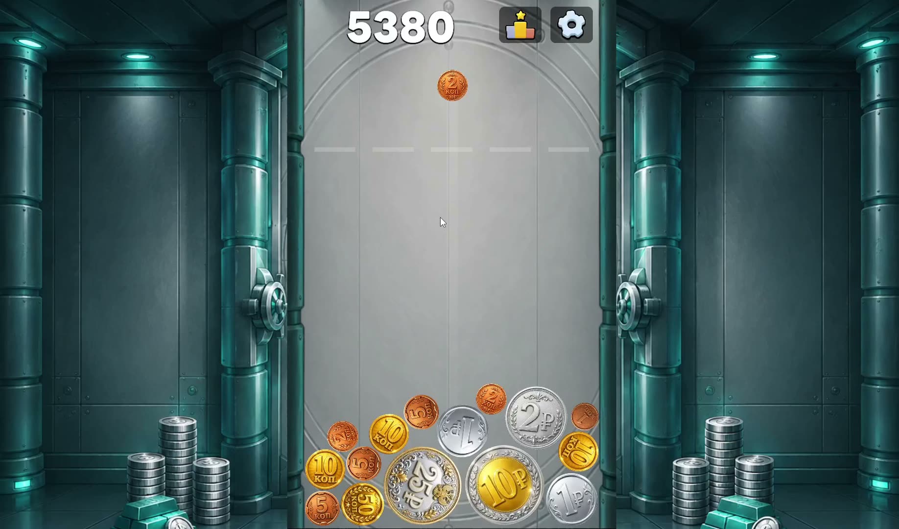 Рубль 2048: Соединяй монеты