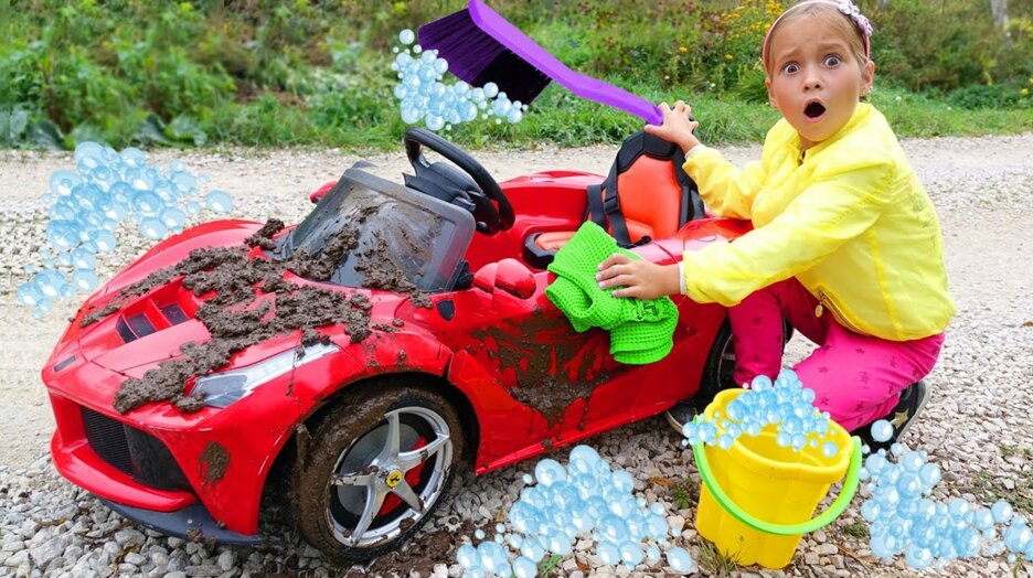car wash pretend play