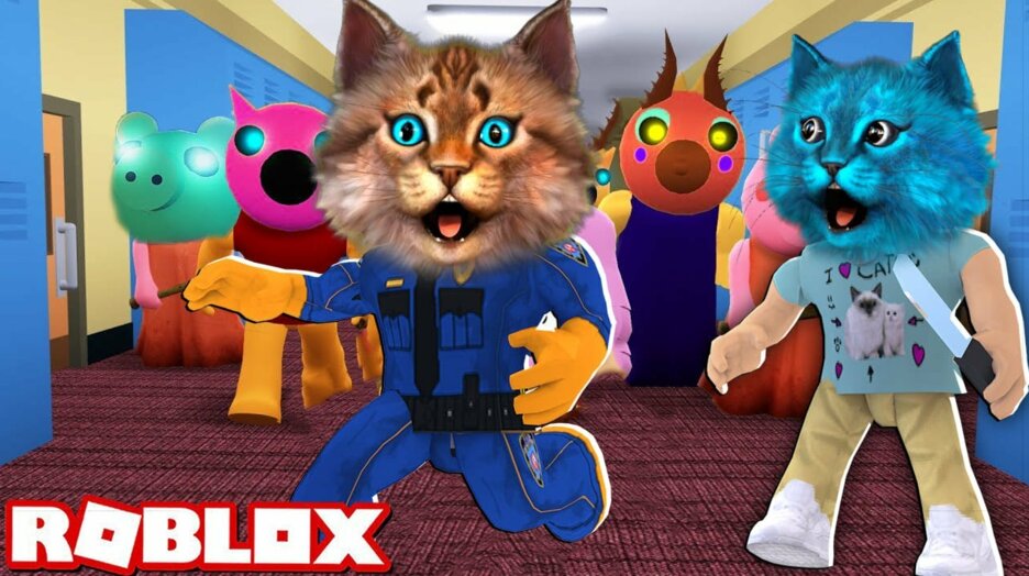 Pobeg Ot 100 Igrokov Piggi Roblox Piggy But It S 100 Players - piggy roblox 100 players