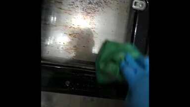 Мойка духовного шкафа изнутри (пример).