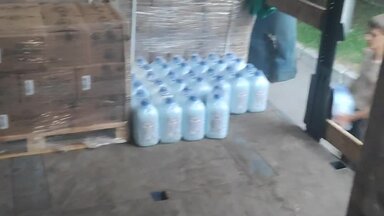 Разгрузка газели