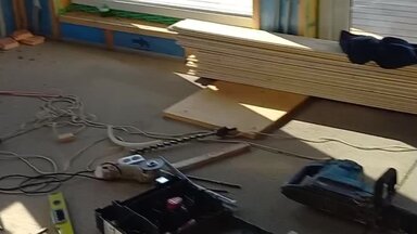 Закладка трассы в каркасном доме.