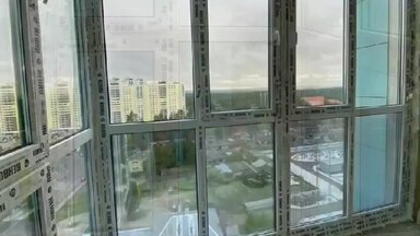 Панармное остекление балкона