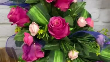 Венки из искусственных цветов