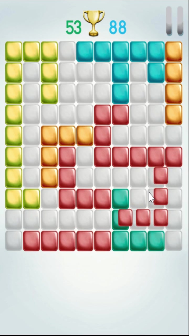10x10 цветные блоки