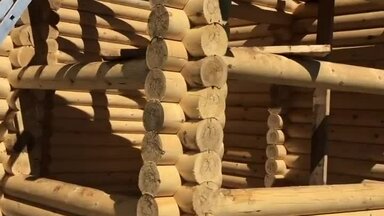 Строительство бани из бревна