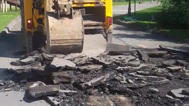 Демонтаж дорог