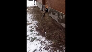 Обшивка цоколя дома на сваях