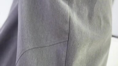 Брюки бананы из полушерстяной костюмной ткани