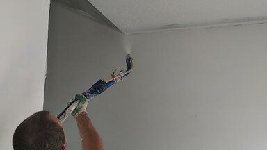 Механизированная шпаклёвка подъезда
