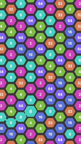 2248 Hexa Merge(デベロッパー：Addictive Games) - Yandex Gamesで