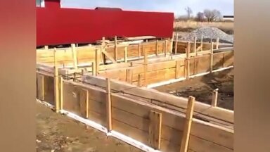 Устройство бетонного фундамента под дом из отсевоблока