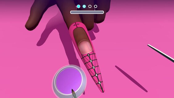 3D Acrylic Nail