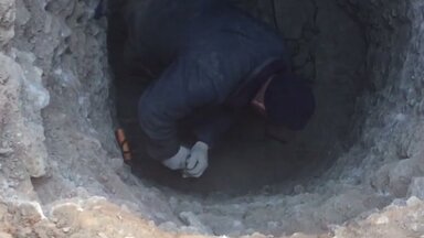 Копка колодца с префоратором